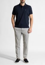 Dark Blue Polo Piquet Pima Regular Fit
