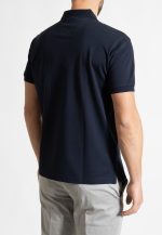 Dark Blue Polo Piquet Pima Regular Fit - Image 5