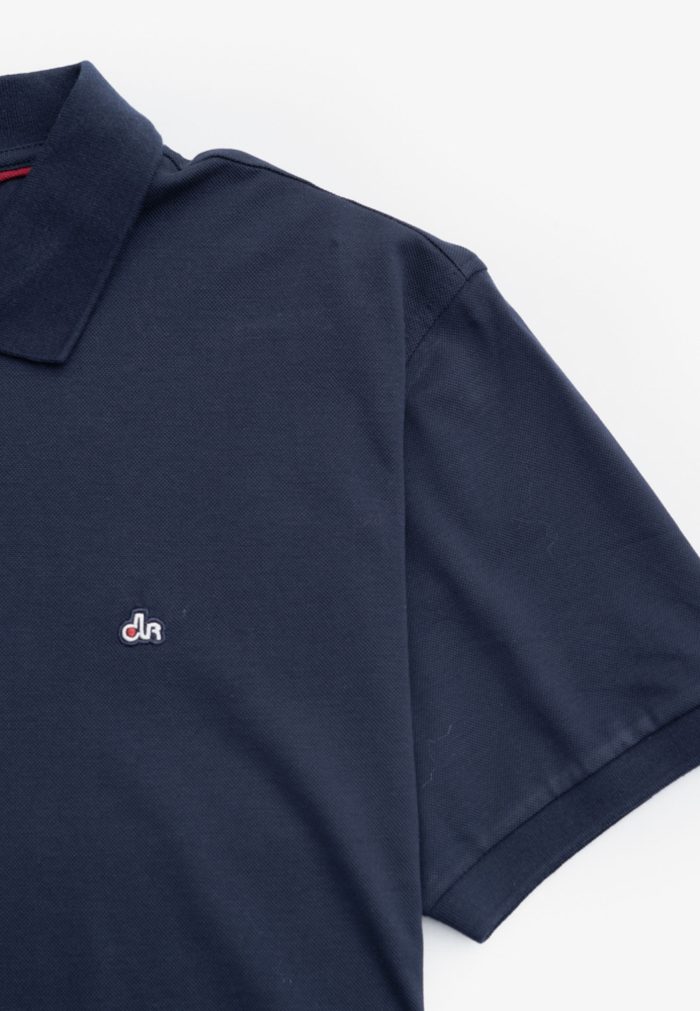 Dark Midnight Blue Polo Piquet Pima Regular Fit - Image 6