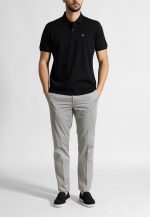 Black Polo Piquet Pima Regular Fit