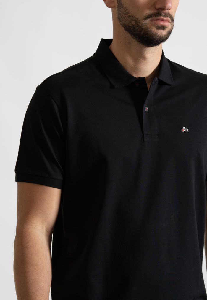 Black Polo Piquet Pima Regular Fit - Image 3