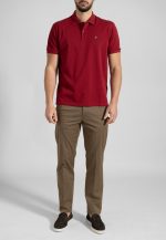 Bordeaux Polo Piquet Pima Regular Fit