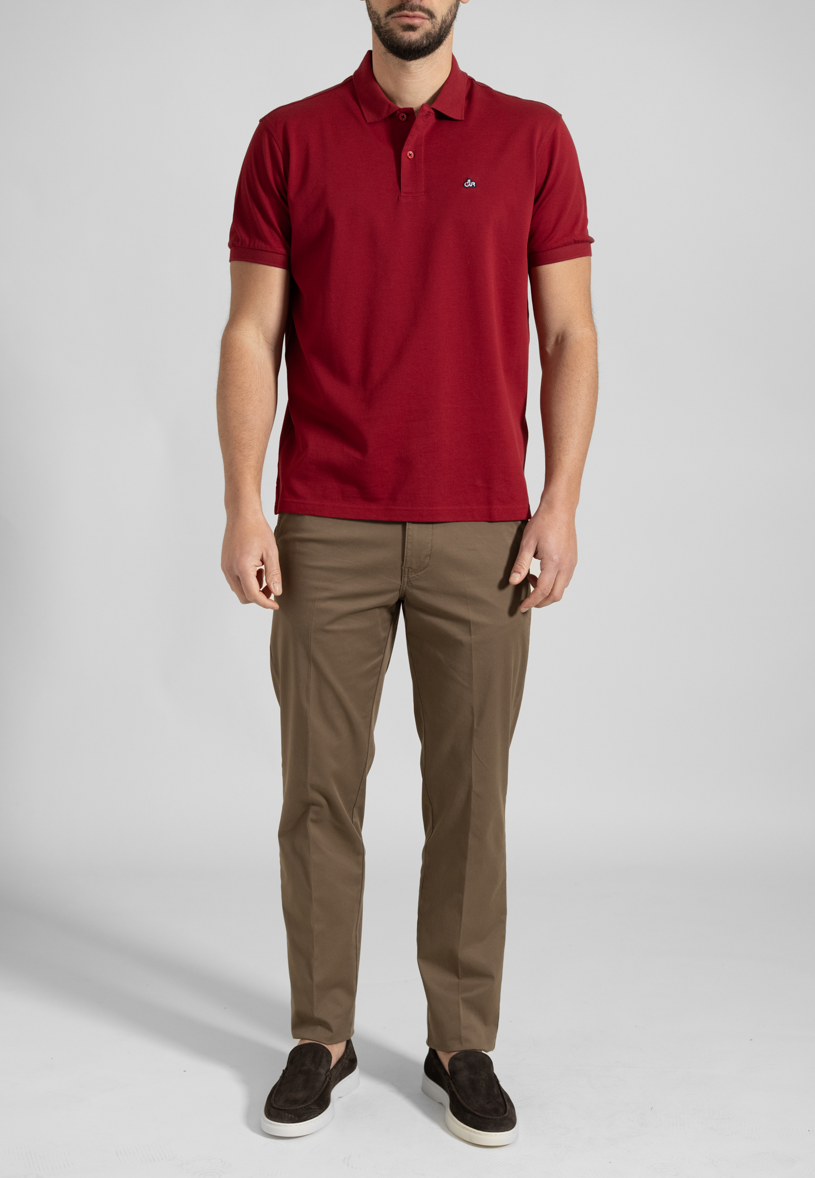 25210850-253923-A Bordeaux Polo Piquet Pima Regular Fit - Image 1