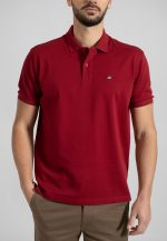 Bordeaux Polo Piquet Pima Regular Fit - Image 4