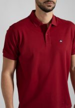 Bordeaux Polo Piquet Pima Regular Fit - Image 3