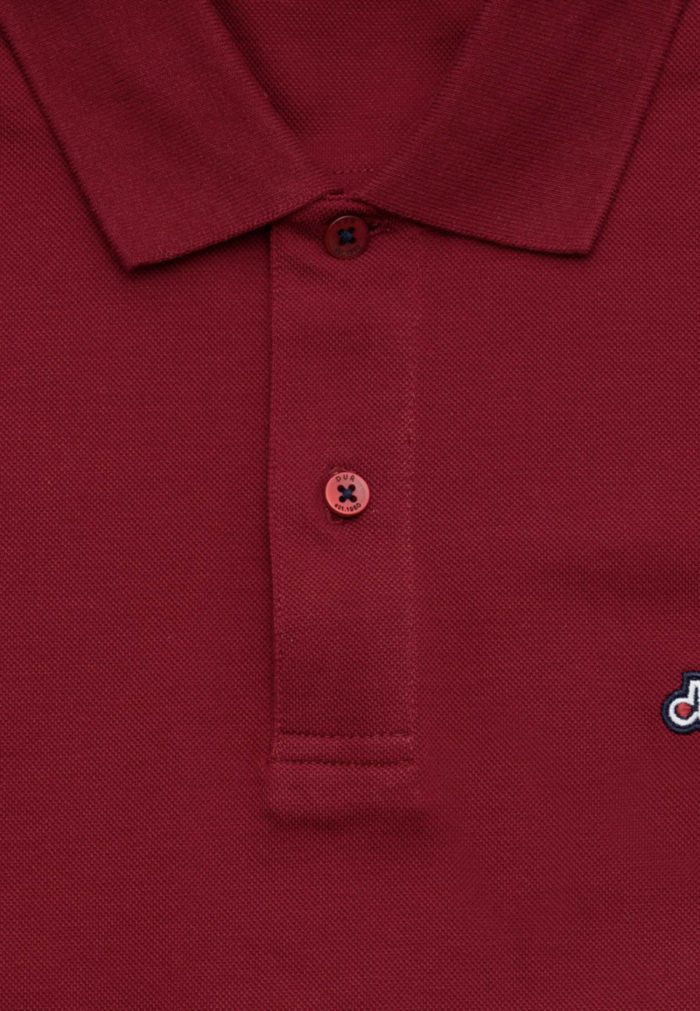 Bordeaux Polo Piquet Pima Regular Fit - Image 4