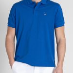 Cobalt Blue Polo Piquet Pima Regular Fit