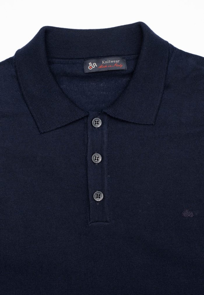 Πόλο πλεκτό από Extra Fine Mαλλί Mερινός - Image 4