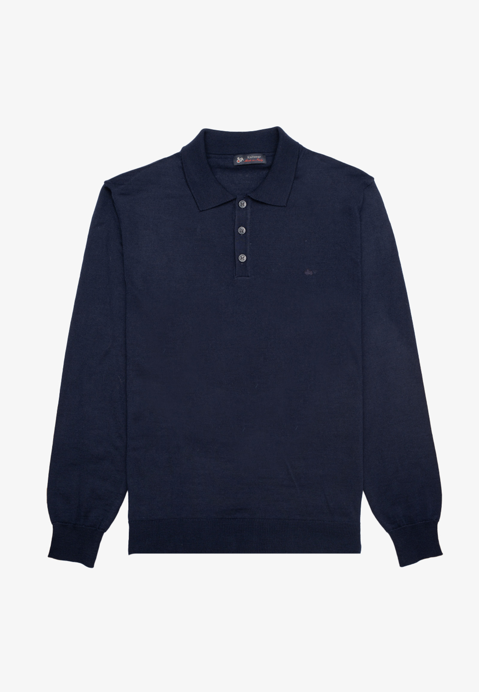 30210820-303620-Α Πόλο πλεκτό από Extra Fine Mαλλί Mερινός - Image 1