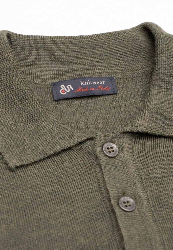 Πόλο πλεκτό από Extra Fine Mαλλί Mερινός - Image 6