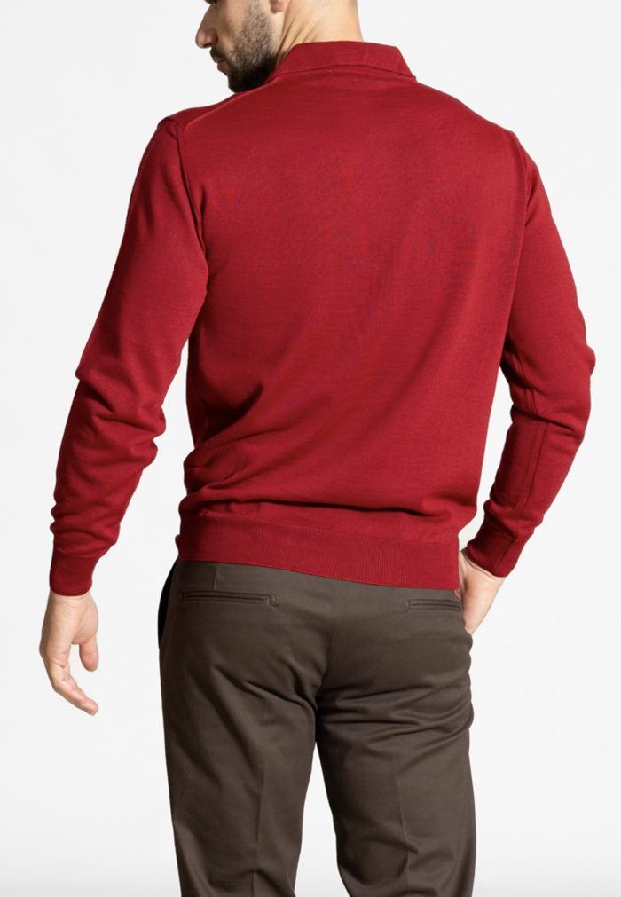 Πόλο πλεκτό από Extra Fine Mαλλί Mερινός - Image 3
