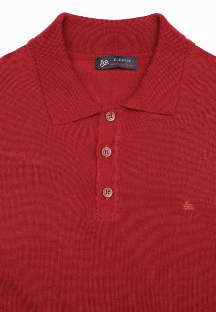 Πόλο πλεκτό από Extra Fine Mαλλί Mερινός - Image 4