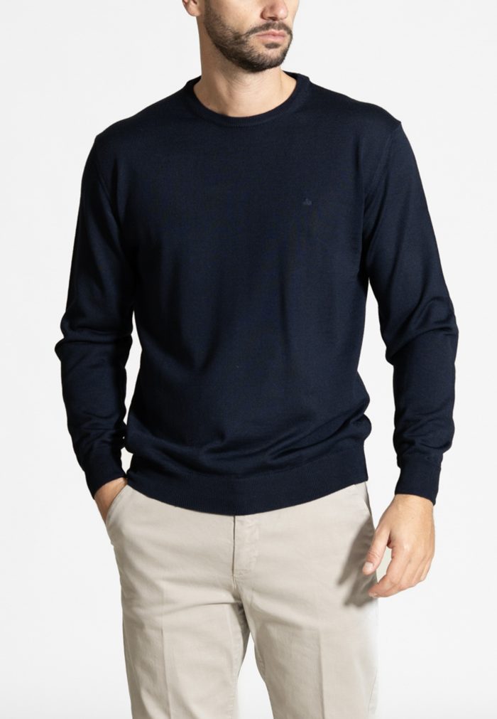 Πλεκτό Λαιμόκοψη από Extra Fine Mαλλί Mερινός - Image 2