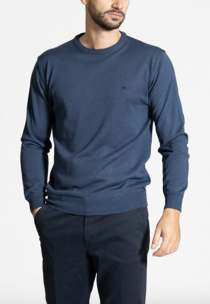 Πλεκτό Λαιμόκοψη από Extra Fine Mαλλί Mερινός - Image 2