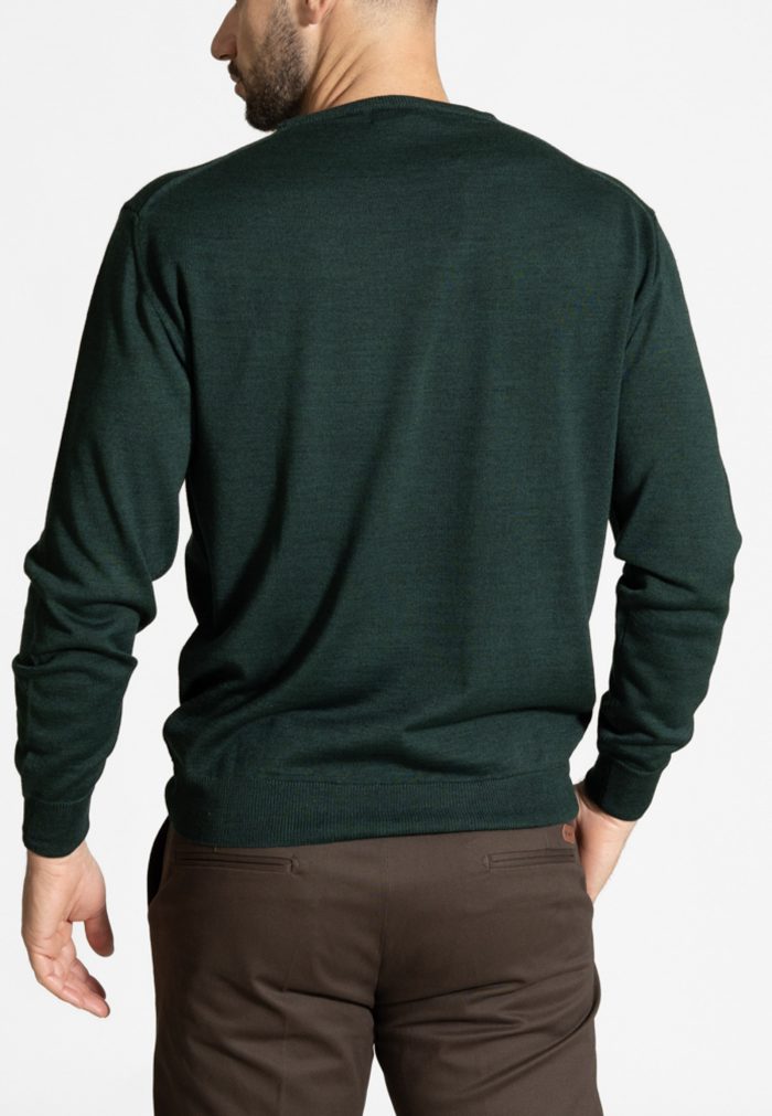 Πλεκτό Λαιμόκοψη από Extra Fine Mαλλί Mερινός - Image 4