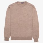 Πλεκτό Λαιμόκοψη από Extra Fine Mαλλί Mερινός