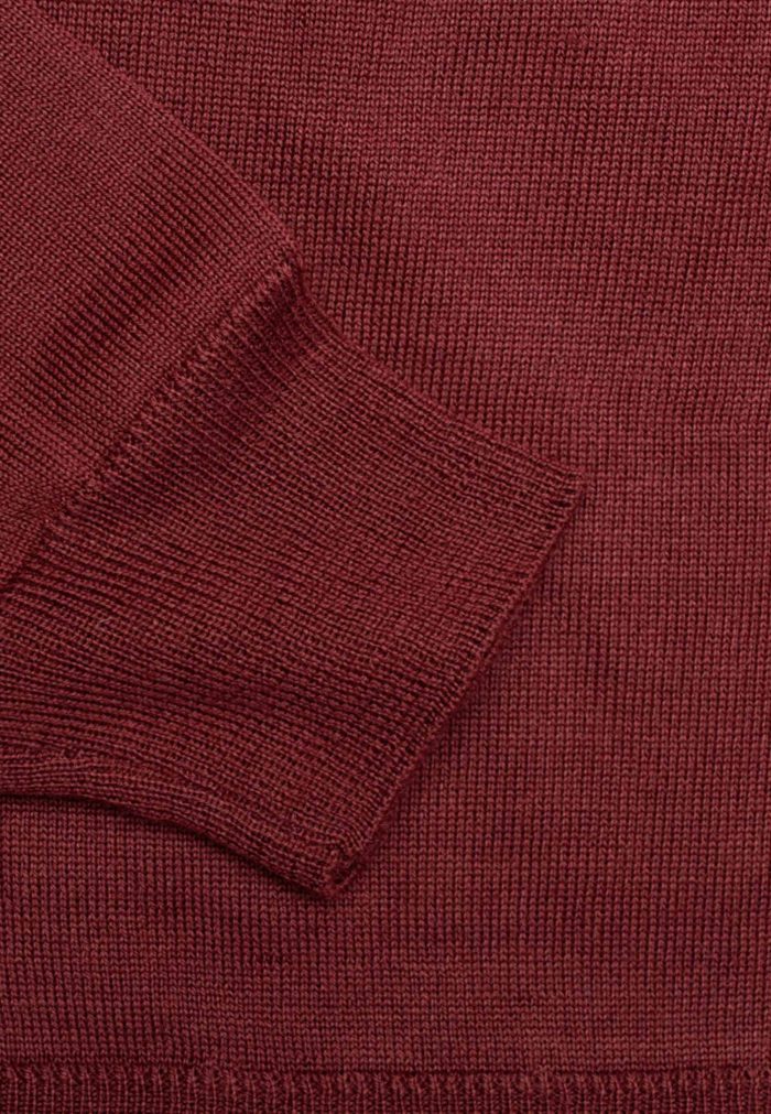 Πλεκτό Λαιμόκοψη από Extra Fine Mαλλί Mερινός - Image 3