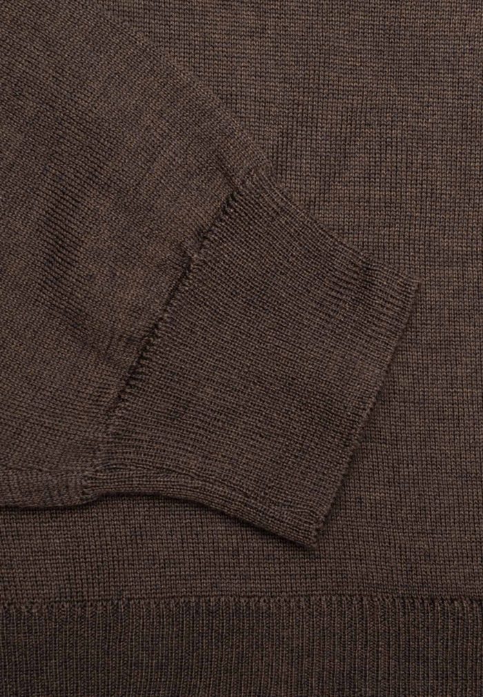 Πλεκτό Λαιμόκοψη από Extra Fine Mαλλί Mερινός - Image 3