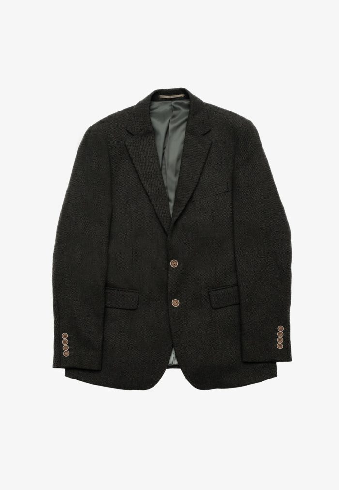 Σακάκι Tweed μπλε-πράσινο από μάλλινο μείγμα - Image 2