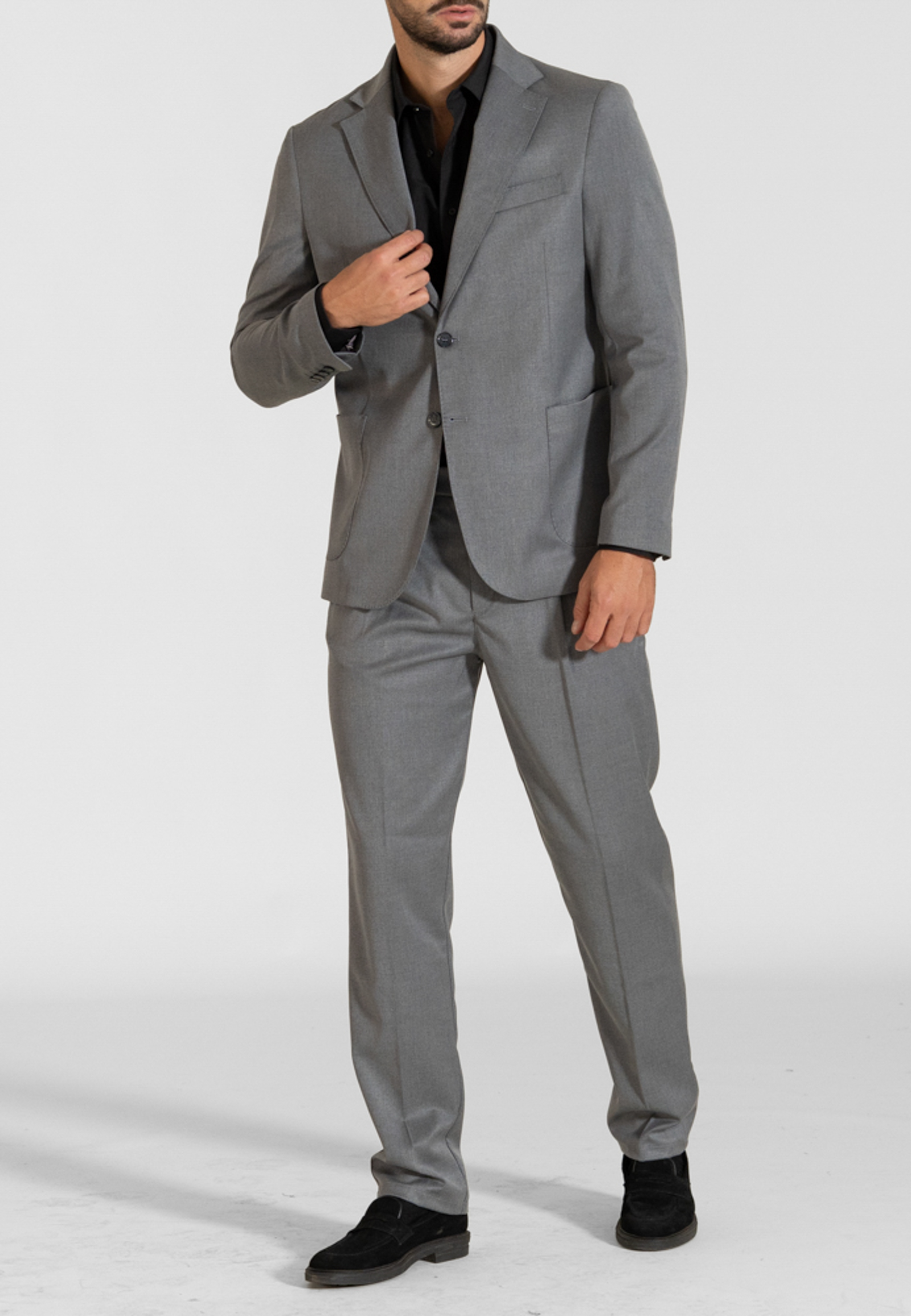 42210101-440225-Α Grey blazer regular line - Image 1