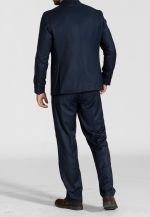 Blue suit with pleated trousers - Image 3