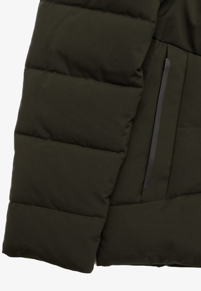 Military green τζάκετ καπιτονέ αδιάβροχο κανονική γραμμή - Image 4