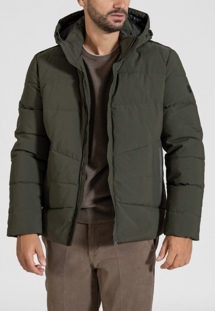 Military green τζάκετ καπιτονέ αδιάβροχο κανονική γραμμή - Image 2