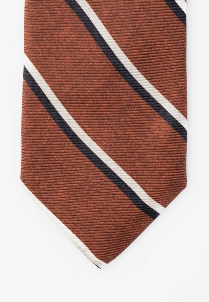 Γραβάτα μεταξωτή ριγέ - Image 4