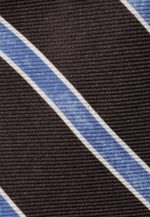 Striped design silk tie - Image 2