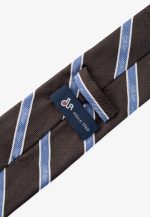 Striped design silk tie - Image 3