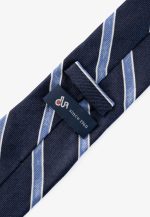 Striped design silk tie - Image 3