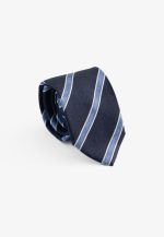 Striped design silk tie