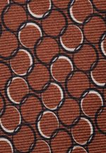 Circle design silk tie - Image 2