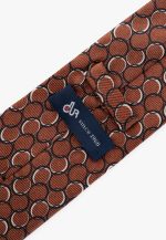 Circle design silk tie - Image 3