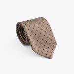 Silk polka-dot tie