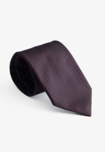 Silk gauze effect bordeaux tie