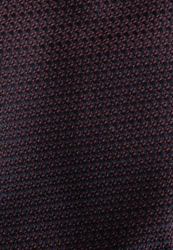 Mπορντό μεταξωτή γραβάτα σχέδιο γάζα - Image 2