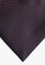 Silk gauze effect bordeaux tie - Image 4