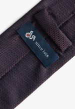 Silk gauze effect bordeaux tie - Image 3