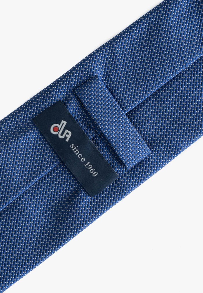 Ραφ-μπλε μεταξωτή πικέ γραβάτα - Image 3