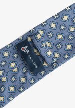 Raf-blue silk tie floral print - Image 3