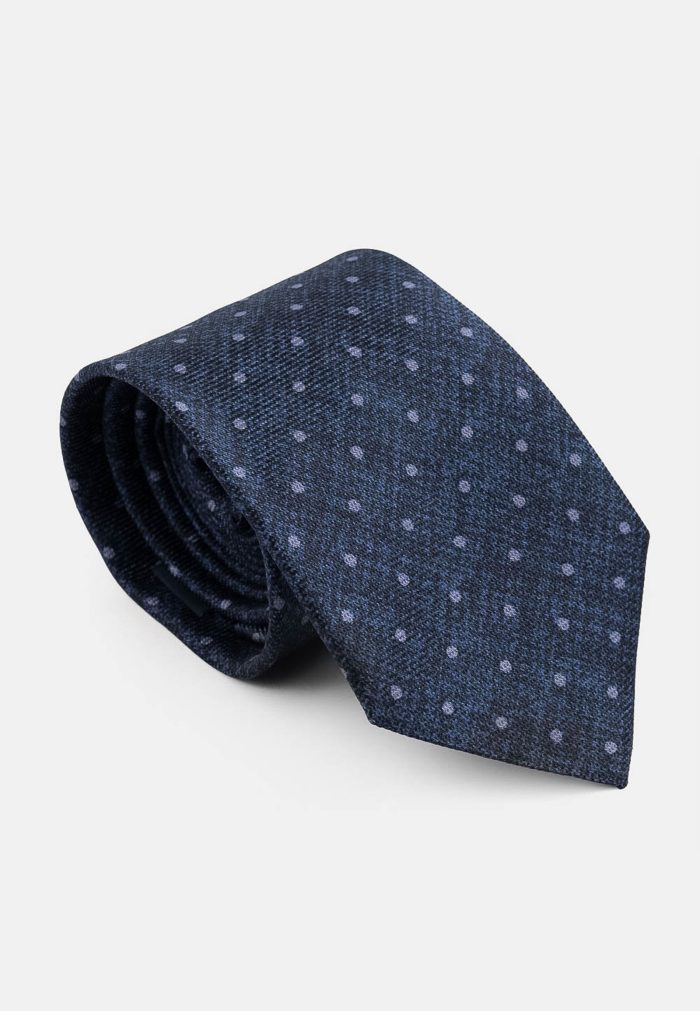 Γραβάτα μεταξωτή πουά - Image 4