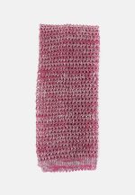 Knitted melange cotton tie