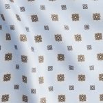 Σιέλ-καφέ μεταξωτό μαντηλάκι