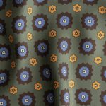 Green silk pocket square