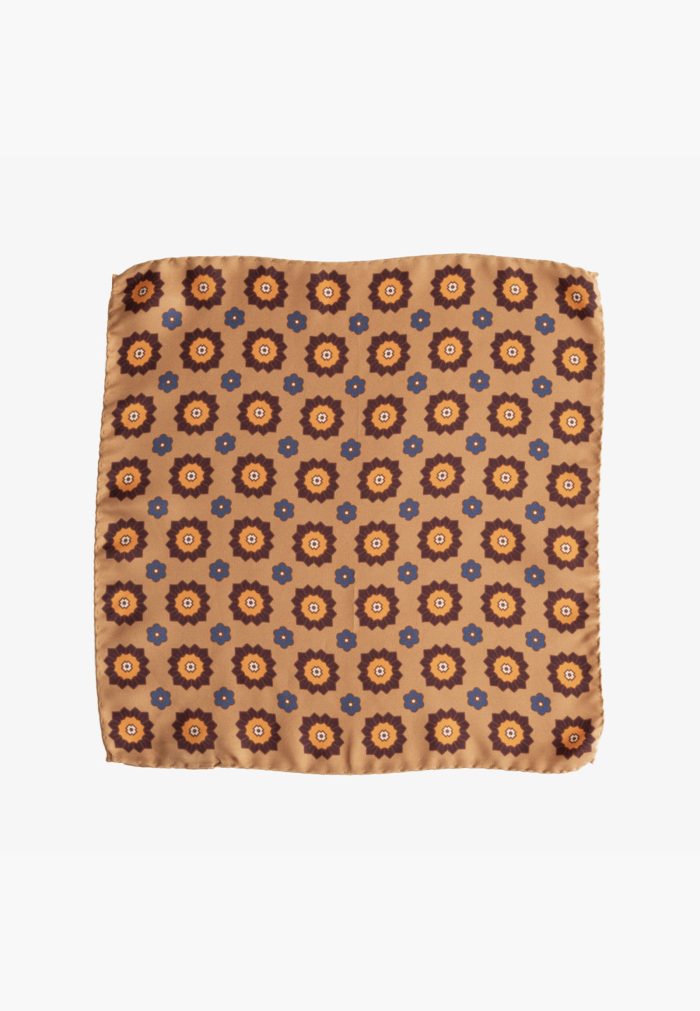 Ώχρα μεταξωτό μαντηλάκι - Image 2