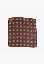 Burgundy silk pocket square - Image 2