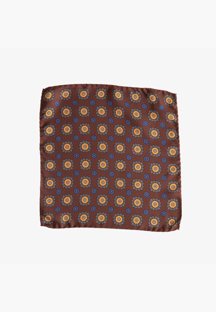 Μπορντό μεταξωτό μαντηλάκι - Image 2