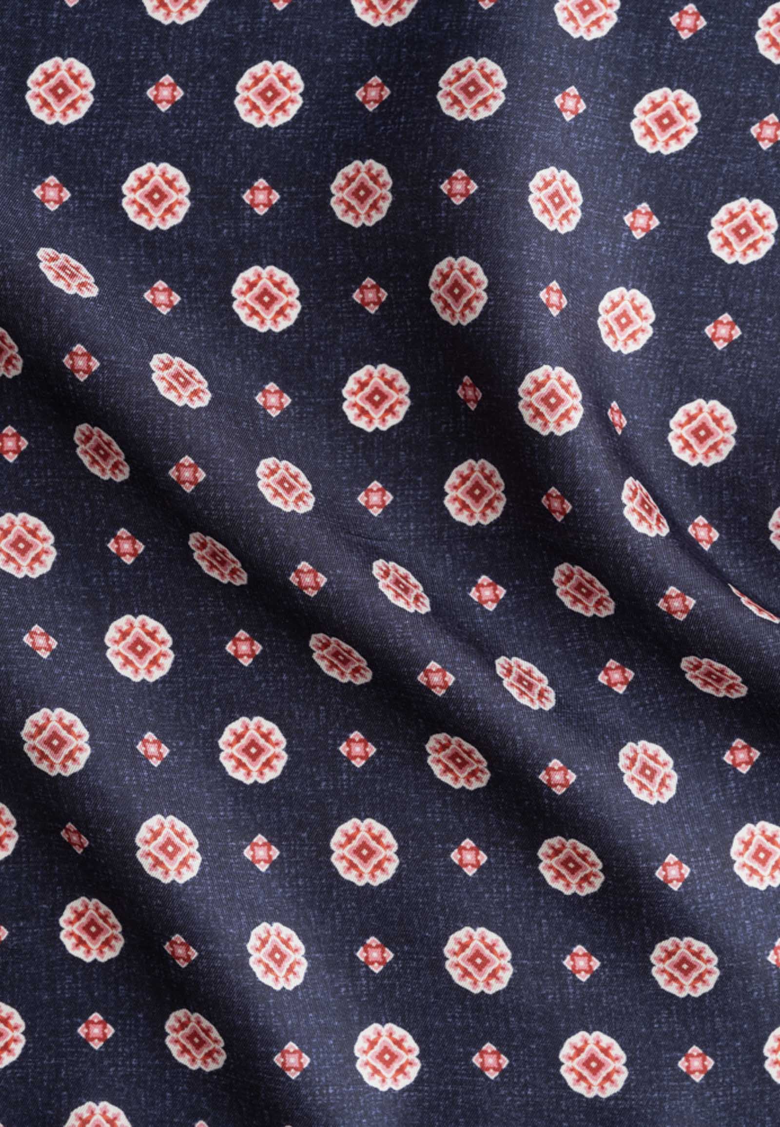 78120040-780246-C Μπλε-κόκκινο μεταξωτό μαντηλάκι - Image 1