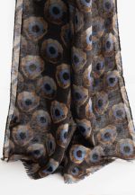 Brown scarf 100% Wool